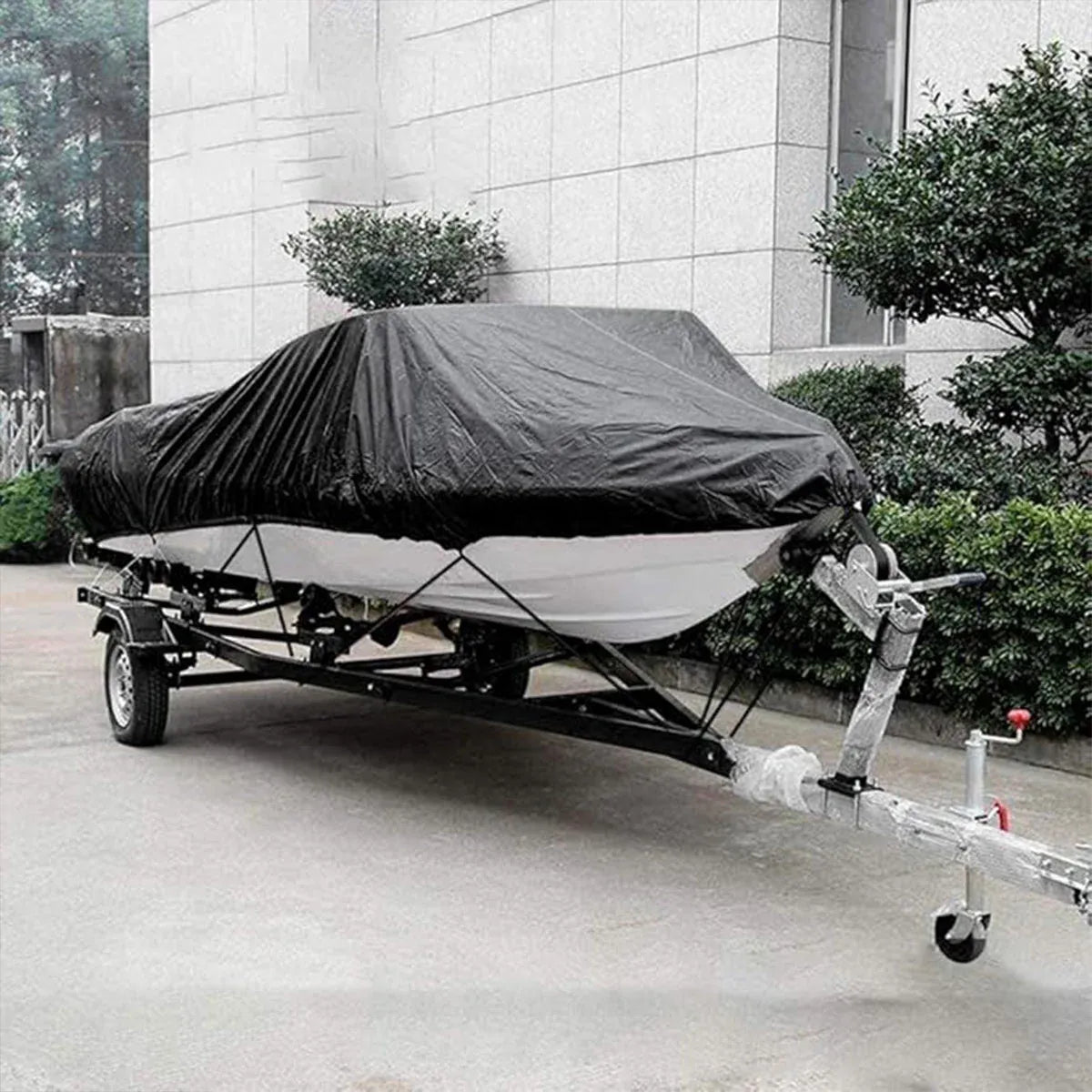 Boat Cover Model Waterproof Outdoor Yacht Dust Protector Hull Shield Blue Tarp - 700x320cm