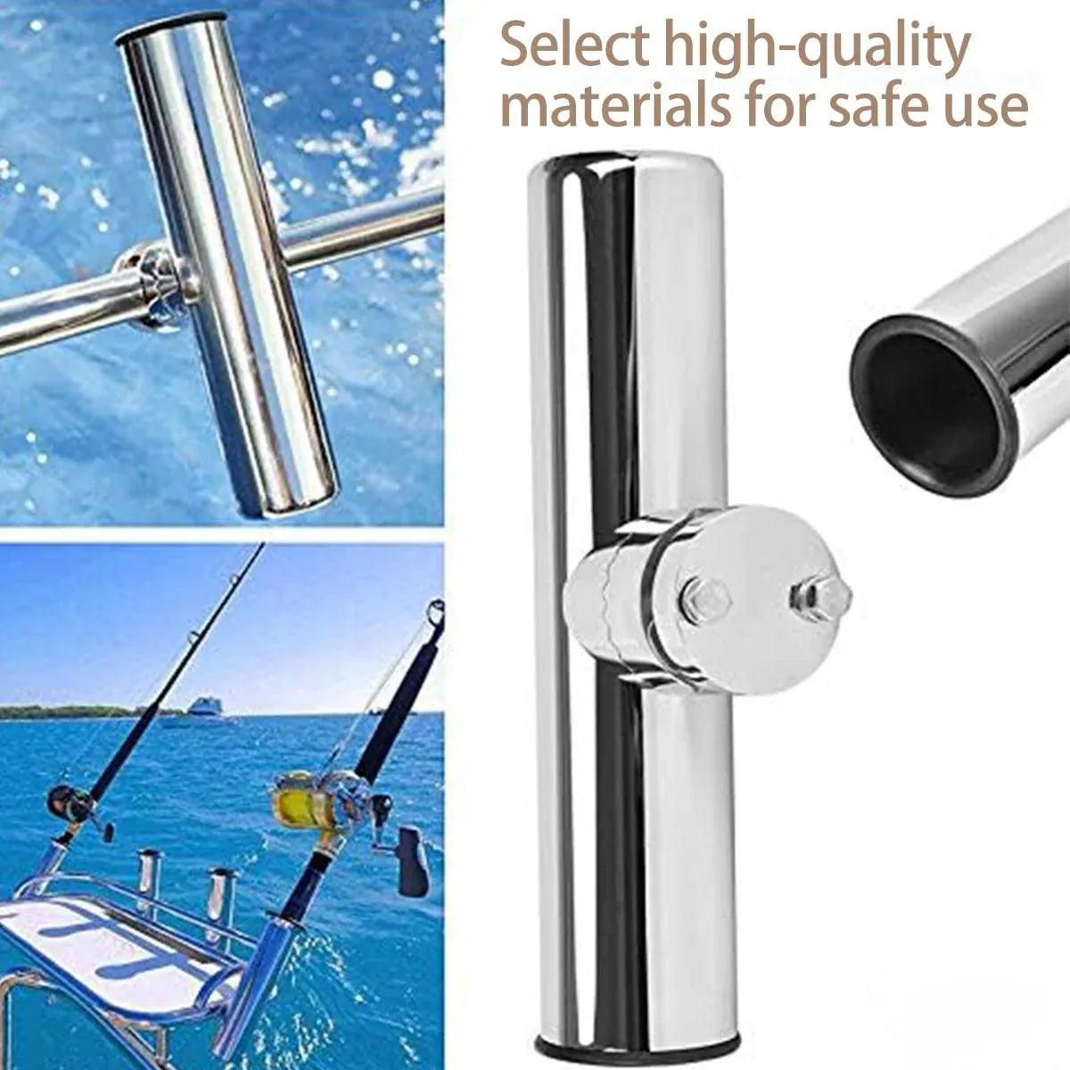 Fishing Rod Tubes Holders Grippers for Boat and Outdoor Fishing Rod Storage - 22mm-32mm