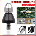 High Pressure Drain 1 Front 6 Nozzle Sewer Pipe Cleaner Rear Jet Pressure Washer
