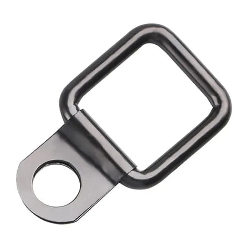 6PCS Black Heavy Duty Fixing Point Anchor Eye Tie Down Lashing Loop D-Ring Hook