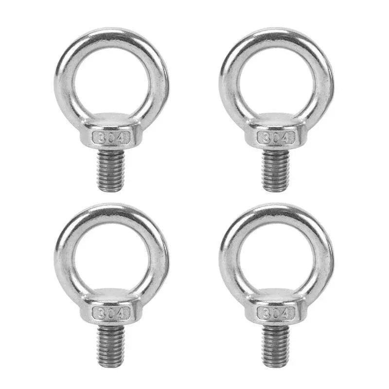 4/8PCS Eye Bolt Tie Down Kit For Rhino Pioneer Platform Roof Rack Fix The 4WD Awning - 4PCS