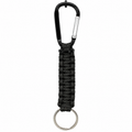 Paracord Keychain w/ Key Ring & Carabiner Clip Cable Holder