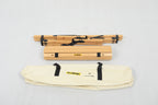 2 Chairs & 1 Table Set Bamboo Camping Folding Portable Outdoor Picnic Travel BBQ