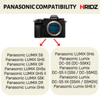 Hridz BLK22 Battery Charger for Panasonic DMW-BLK22 LUMIX DSLR - 1 charger only