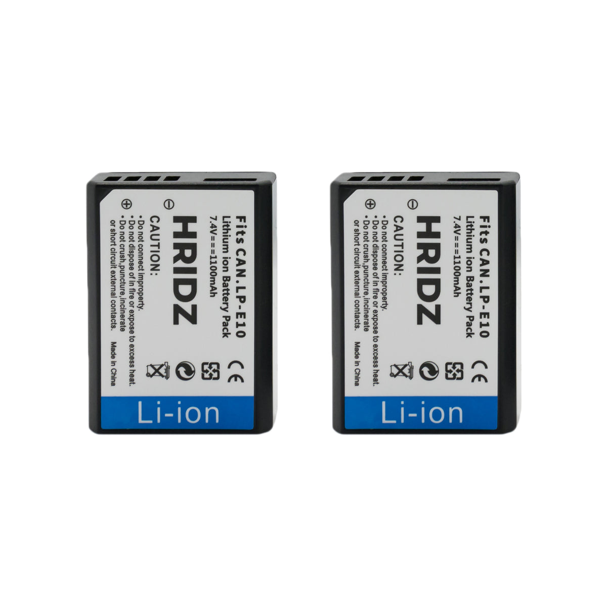 Hridz LP-E10 battery pack for Canon EOS 3000D EOS 1500D EOS 1300D EOS 1200D EOS 1100D