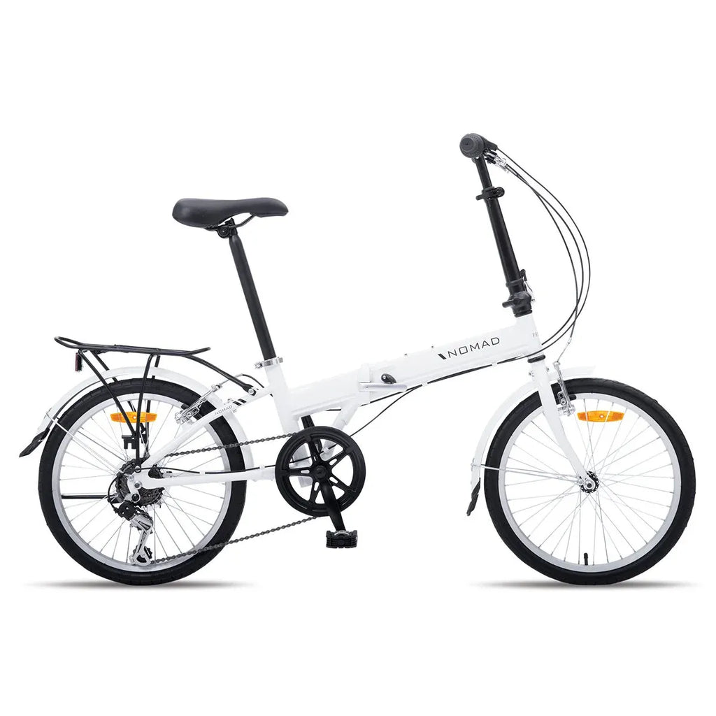 Progear Bikes Nomad Folding Bike 20" in Pearl White