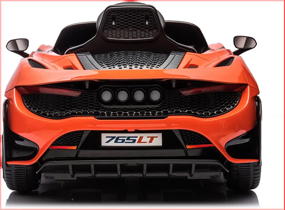 12V Licensed McLaren 765LT Kids Ride On Sports Electric Car