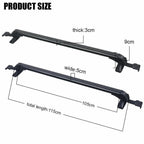 115cm Universal Car Roof Racks Carrier Adjustable Cross Bars Aluminium Alloy Lockable