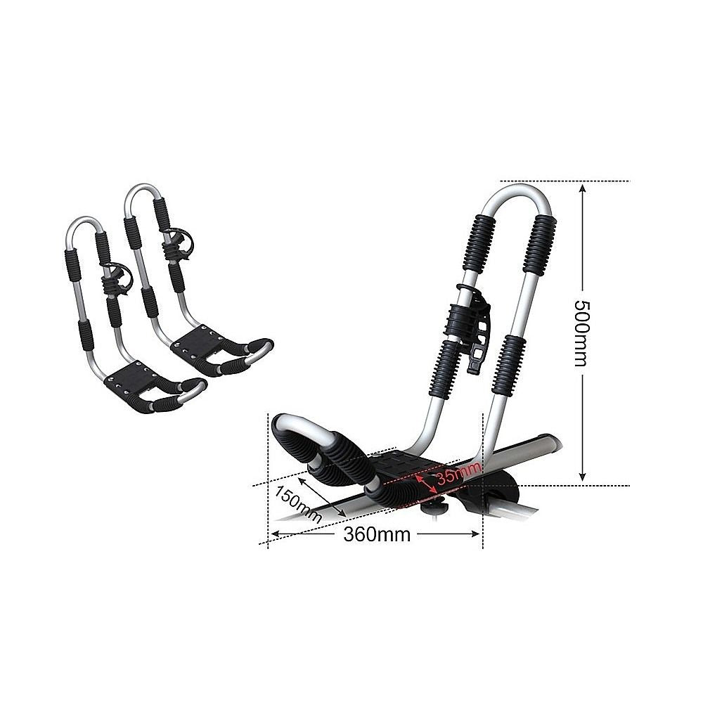 Roof Mount Car J-Bar Kayak Canoe Rack