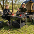Folding Collapsible Camping Table Caravan RV Heavy Duty Steel & Aluminium