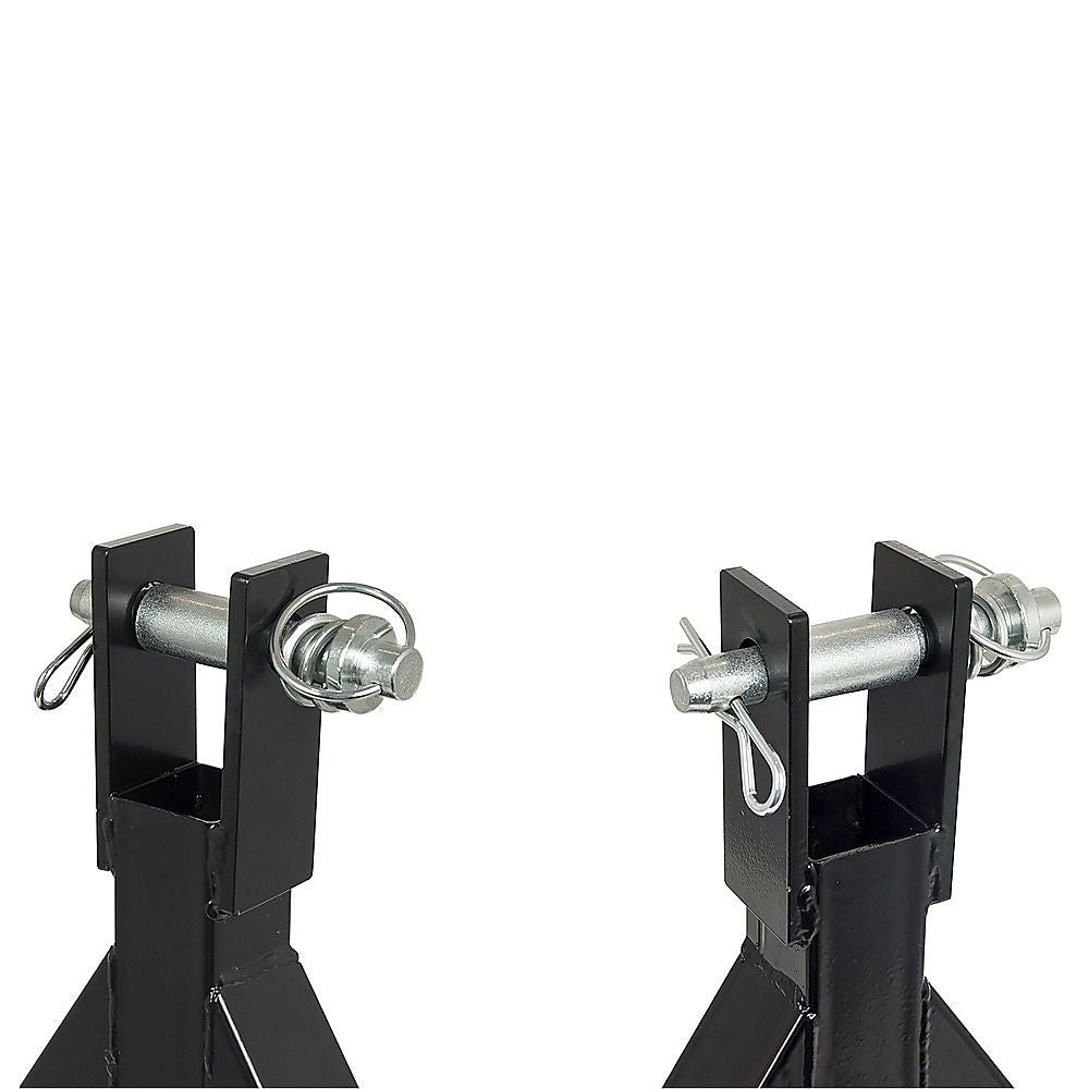 Heavy Duty Steel 3 Point 2" Trailer Hitch Receiver Tow Drawbar For Cat 1 Tractor