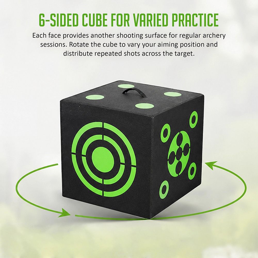 Archery 3D Targets High Density Foam 40cm Cube Bow Arrow Shooting Practice