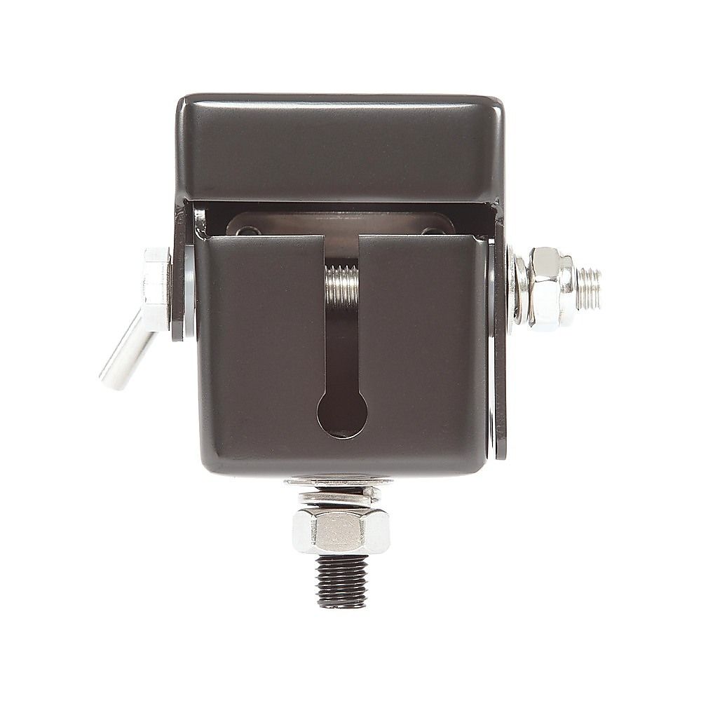 Adjustable Folding UHF Antennas Mount Bracket – Black Bullbar Clamp