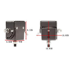 Adjustable Folding UHF Antennas Mount Bracket – Black Bullbar Clamp