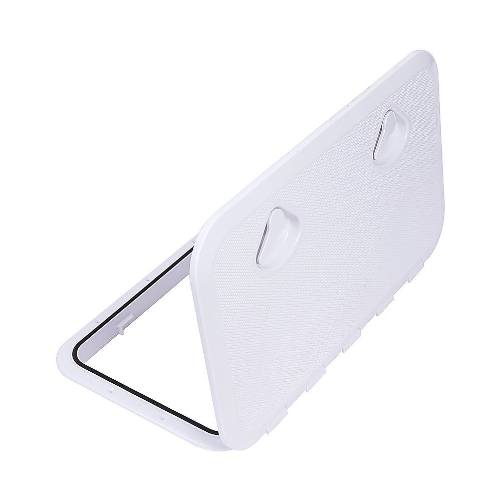 606 x 353mm White Boat Access Hatch – Marine Deck Inspection Lid for Boat, Yacht & RV Use