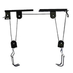 Heavy Duty Bike Hoist Pulley Lift – Garage Ceiling Bicycle Storage Rack w/ Lock