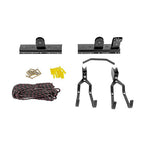 Heavy Duty Bike Hoist Pulley Lift – Garage Ceiling Bicycle Storage Rack w/ Lock