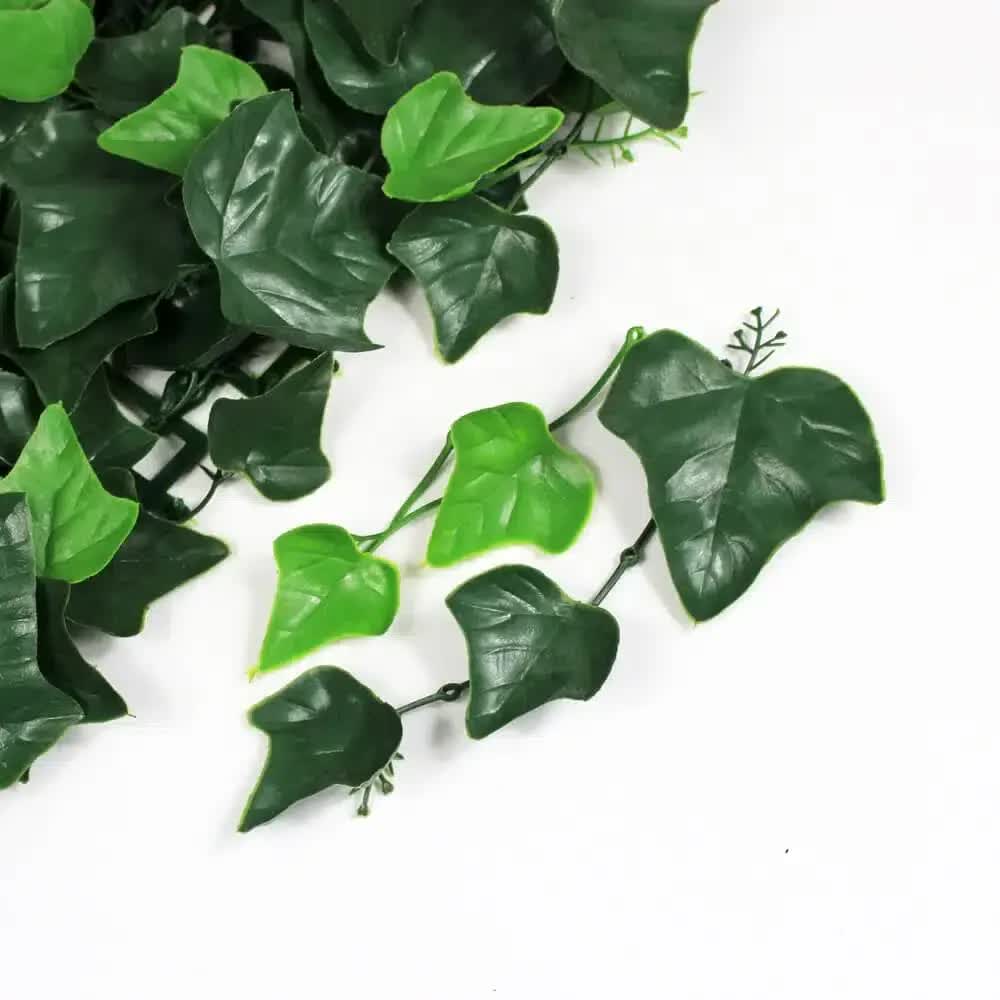 Boston Ivy Leaf Screen Green Wall Panel UV Resistant 1m x 1m