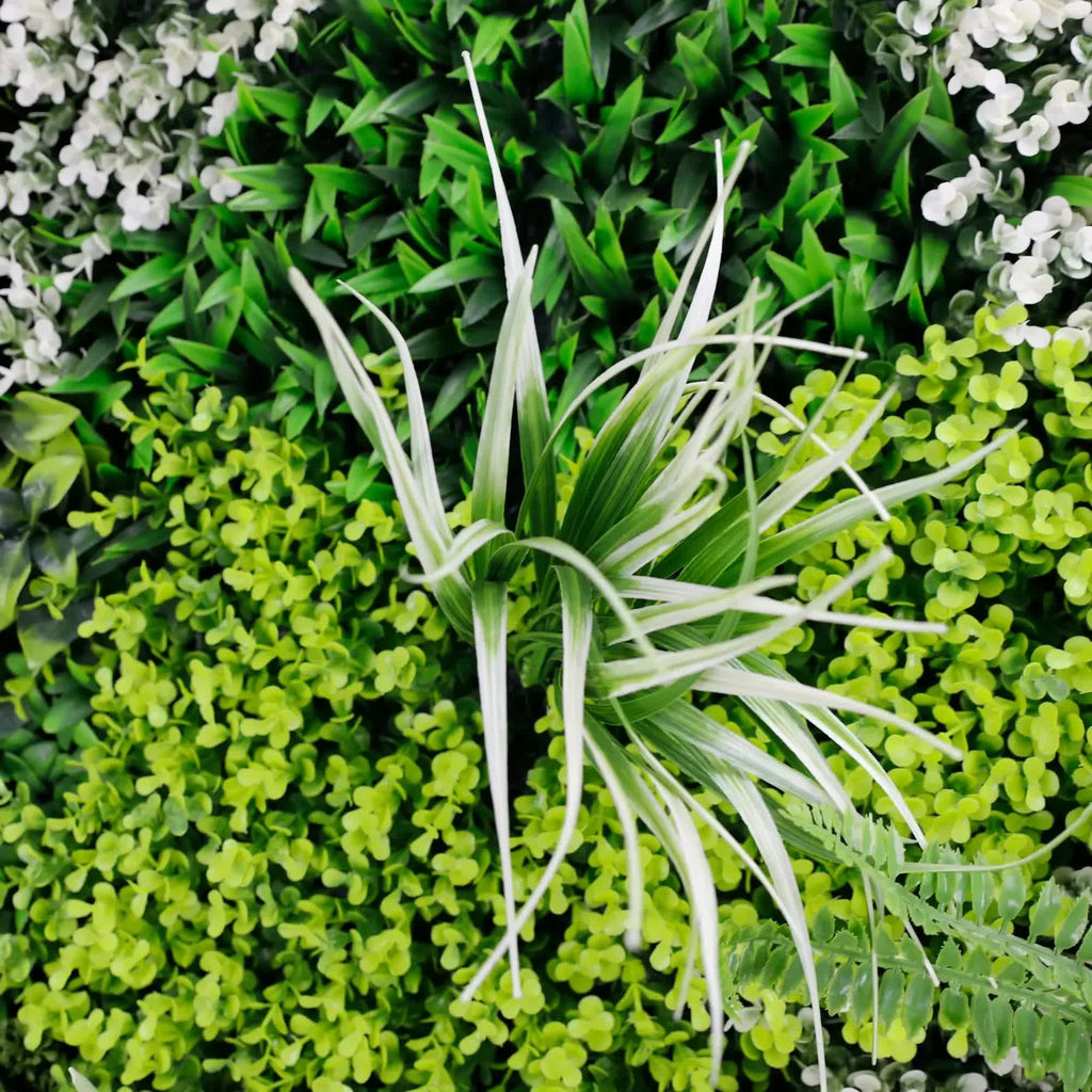 Forest Floor Artificial Vertical Garden / Green Wall Panel 1m x 1m UV Resistant