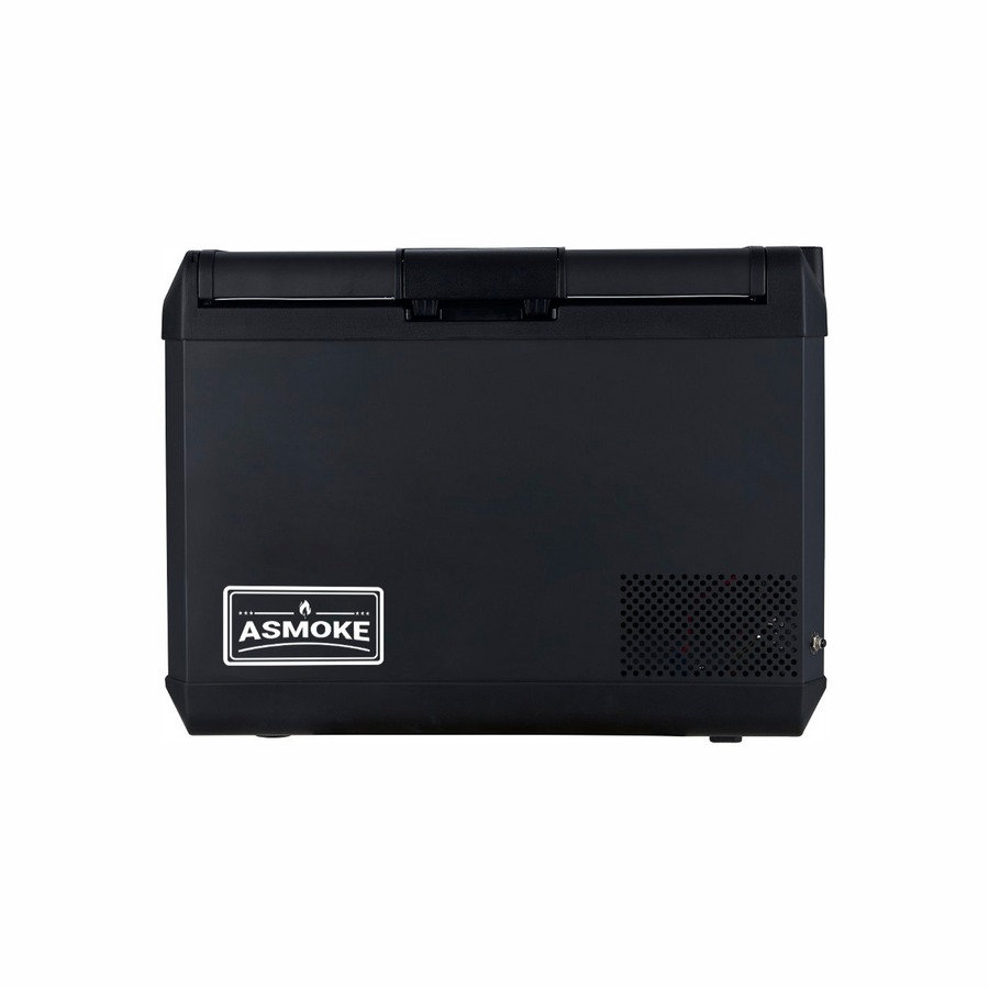 ASMOKE Premium Mini Fridge | 37L Compact Refrigerator with Roll-Bond Evaporator & Internal Light for Camping, RV & BBQ