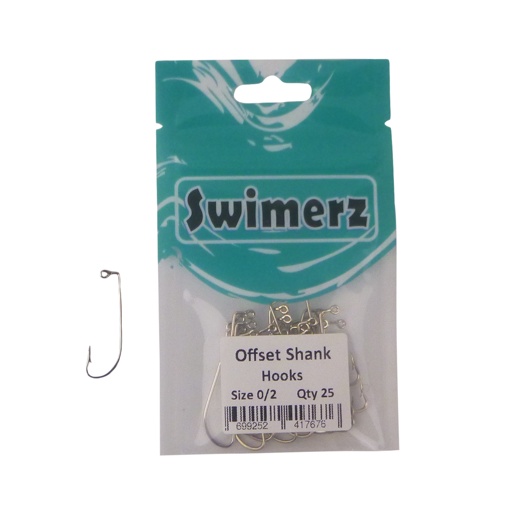 Swimerz 0/2 Offset Shank Jig Hook 25 Pack