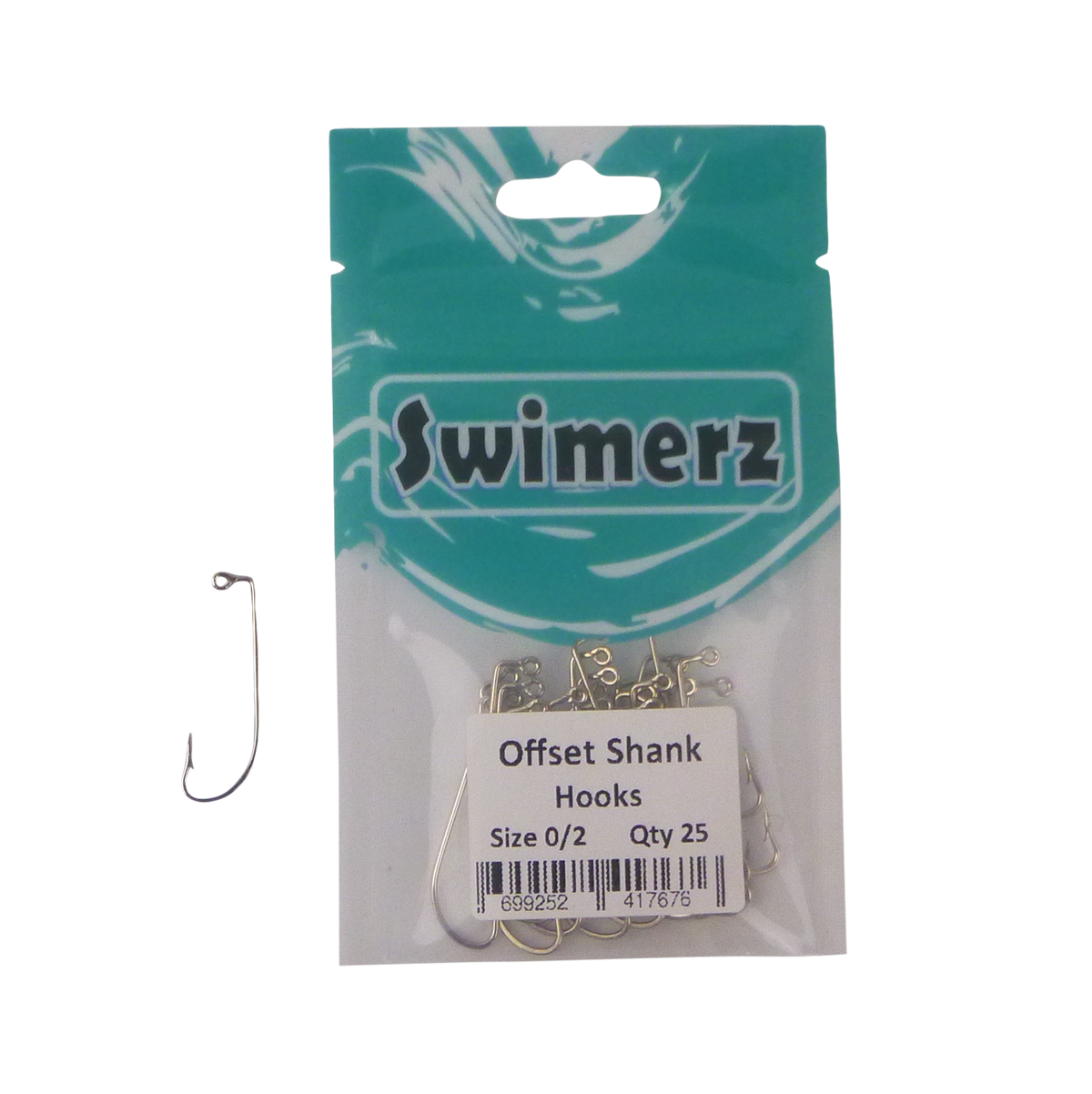 Swimerz 0/2 Offset Shank Jig Hook 25 Pack