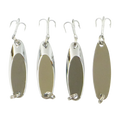 Finesse Chrome Kaster Jig, 7 Grams. Pack of 4 Jigs