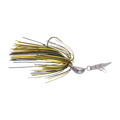 Dekoi 7gm Bladed Swim Jig, Chatterbait, Camo Green, 2 pack