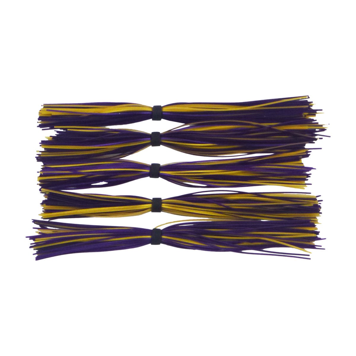 Dekoi Chatterbait Lure Skirts, Purple Gold