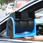 12V Adjustable Car Air Fan Dual Blue