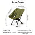 Childrens Camping Moon Chair Green