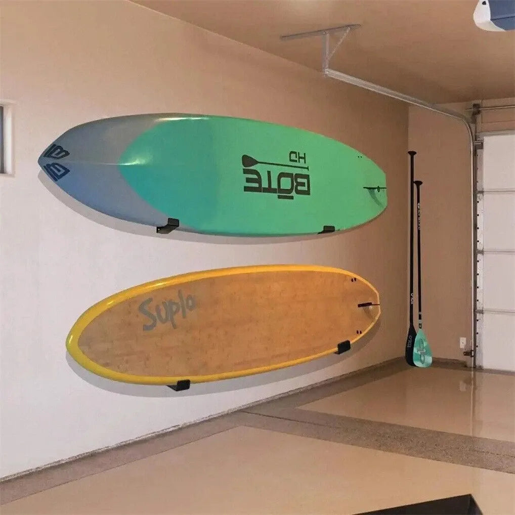 P&P Aluminum Surfboard Wall Rack Short & Long Board Storage Display Mount Hanger
