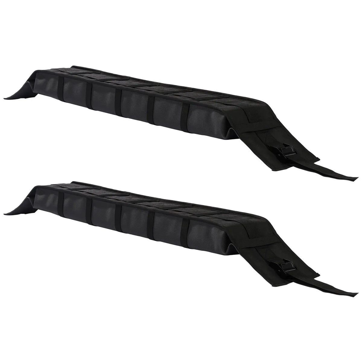 Soft Roof Rack Pads, 33-Inch Universal Car Roof Rack Pad, 176LBS Load Capacity Luggage Kayak Carrier with 2 Tie-Down Straps and Portable Storage Bag for SUP Canoe Snowboard Paddle Board