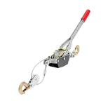 Come Along Winch, 2 Ton (4, 409 lbs) Pulling Capacity, 12 ft Steel Cable, 2 Hooks