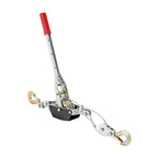 Come Along Winch, 2 Ton (4, 409 lbs) Pulling Capacity, 12 ft Steel Cable, 2 Hooks
