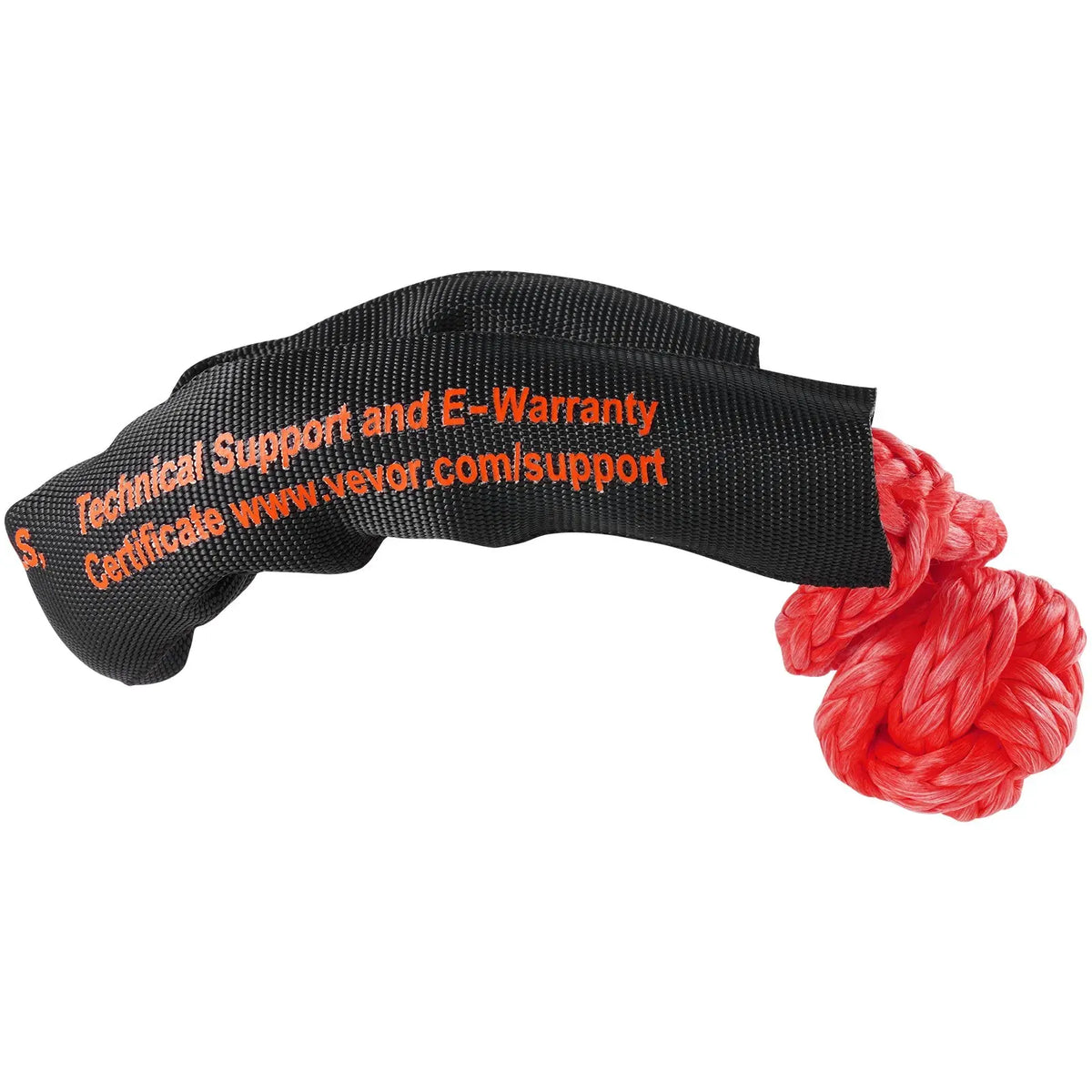 Synthetic Soft Shackle Rope, ATV, Trucks, Jeep, Off-Road Vehicles Towing, Red