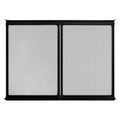 RV Screen Door Protector, 673.1 x 508 mm Door Grille, Easy to Install and Disassemble, Black