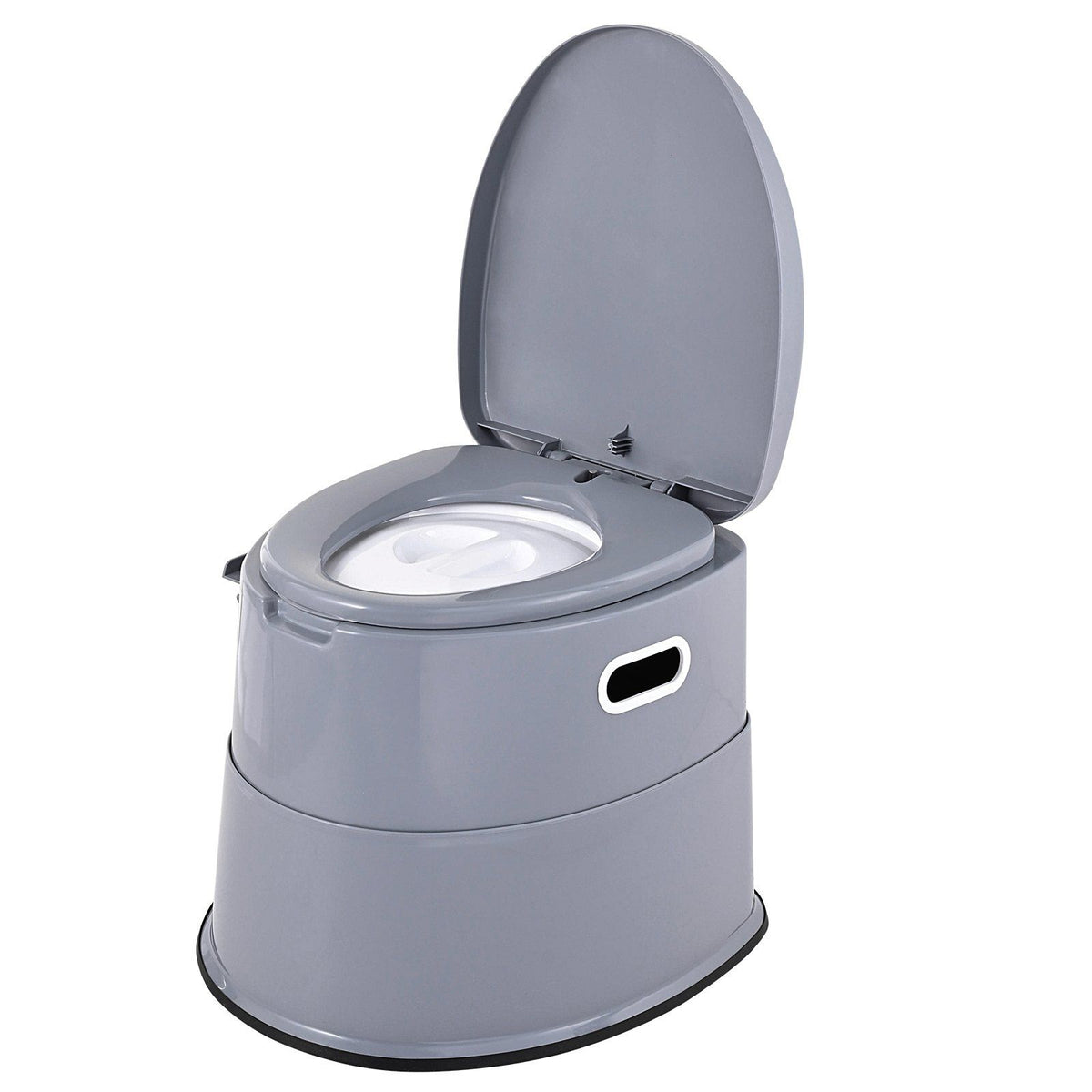 Portable Toilet for Camping, Porta Potty with 5L Detachable Inner Bucket & Removable Paper Holder