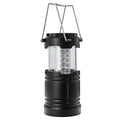 LED Camping Lanterns, 4 Pack, Magnetic Base, Battery Powered Lights, Lightweight Hanging Collapsible Lights, Black