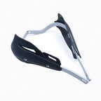 Professional Universal Motorcycle Handguards for Honda CC110 Cross Cub - Heavy Duty Aluminum Alloy Anti-Collision Brush Guards, Carbon Fiber Style Handlebar Protectors for Dirt Bikes and Off-Road Motorcycles - 1 Pair—White
