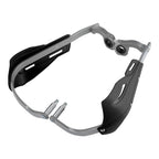 Professional Universal Motorcycle Handguards for Honda CC110 Cross Cub - Heavy Duty Aluminum Alloy Anti-Collision Brush Guards, Carbon Fiber Style Handlebar Protectors for Dirt Bikes and Off-Road Motorcycles - 1 Pair—Red