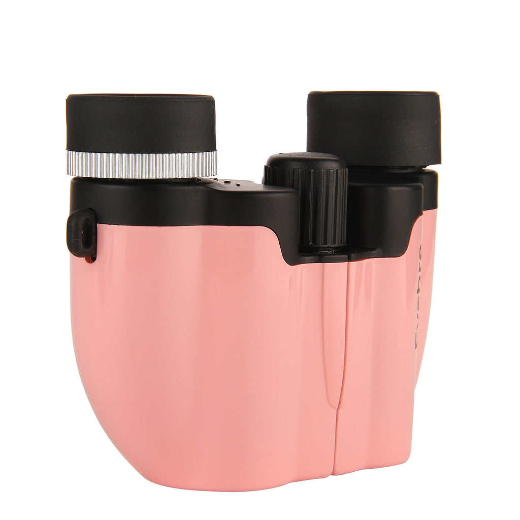 Purple 10x22 Compact Binoculars for Adults - High Definition Lightweight Telescope for Hiking, Travel, and Concerts