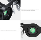 10x Telescope + Tri-colour Polarised Lens 10x HD Fishing Binocular Glasses - Polarized Zoom for Float Watching