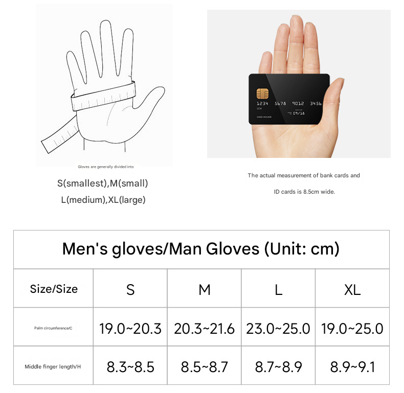 S Brown Premium Men's Genuine Sheepskin Leather Driving & Cycling Gloves