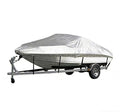 Sliver Heavy-Duty V-Hull Shield for 17 to 19 FT Yachts - All-Weather Water / Dust / UV Resistant 190T Silver Coated  Marine Protector