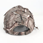 Grey 3D Leaf Camouflage Baseball Cap – American-Style Outdoor Tactical Hat for Hunting, Camping & Survival