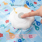 Automatic Cat Hunting Game Mat with 360° Teaser Wand, USB-C Rechargeable Interactive Pet Toy for Indoor Cats, Self-Entertainment Hide-and-Seek Play Mat, Durable Fabric & ABS Construction(Triangular fish design)
