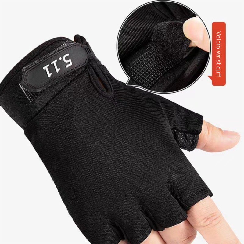 Camouflage Tactical Half Finger Gloves with Hard Knuckle Protection - Non-Slip Breathable Combat Gloves for Men and Women, Heavy Duty Fingerless Design for Outdoor Training, Hiking, Cycling and Shooting