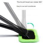 3-Piece Dark blue Car Windshield Cleaning Brush Set Microfiber Defogging Wiper Tool Window Glass Cleaner
