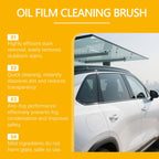120ML Car Windshield Glass Oil Film Remover Cleansing Brush – Automative Window Degreaser and Cleaner Applicator for Rain Marks, Water Spots and Driving Visibility Restoration